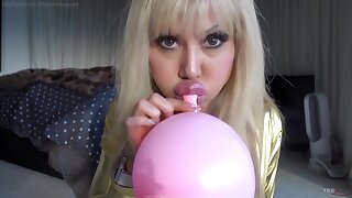 bimbo - big silicone gut teasing unattended roguish of all webcam